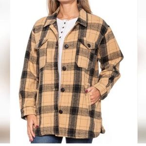 Lucky Brand Plaid Shacket